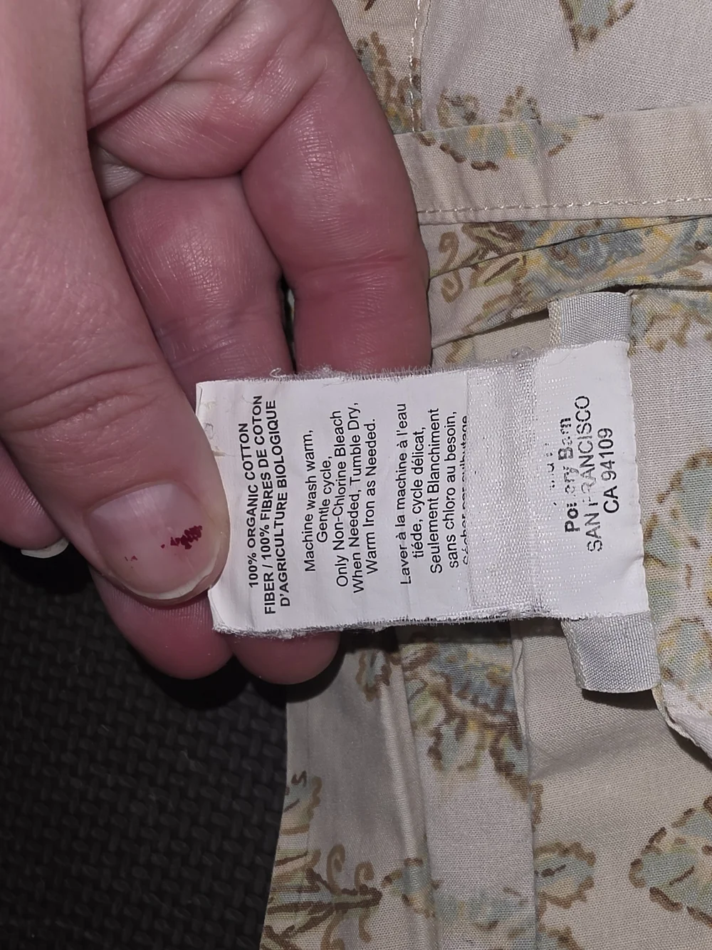 Pottery Barn cotton sheet